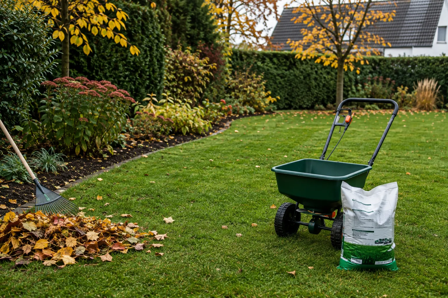 Rasen im Herbst düngen – Herbstdünger bedarfsgerecht einsetzen