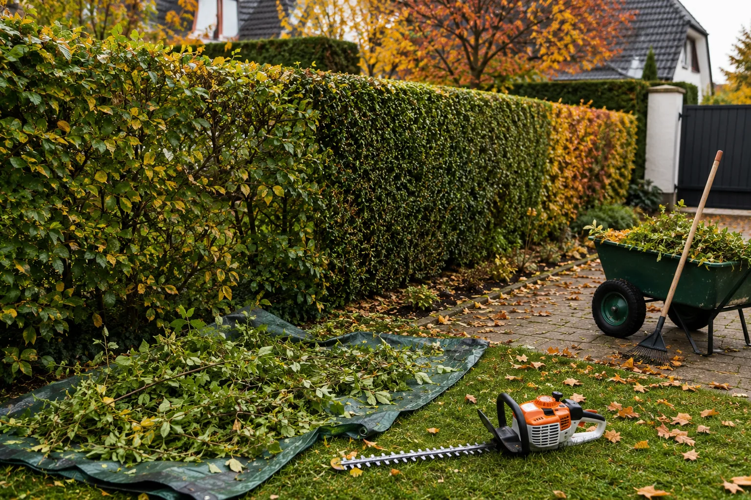 Hecke im Herbst schneiden – Rückschnitt und Pflege ab Oktober